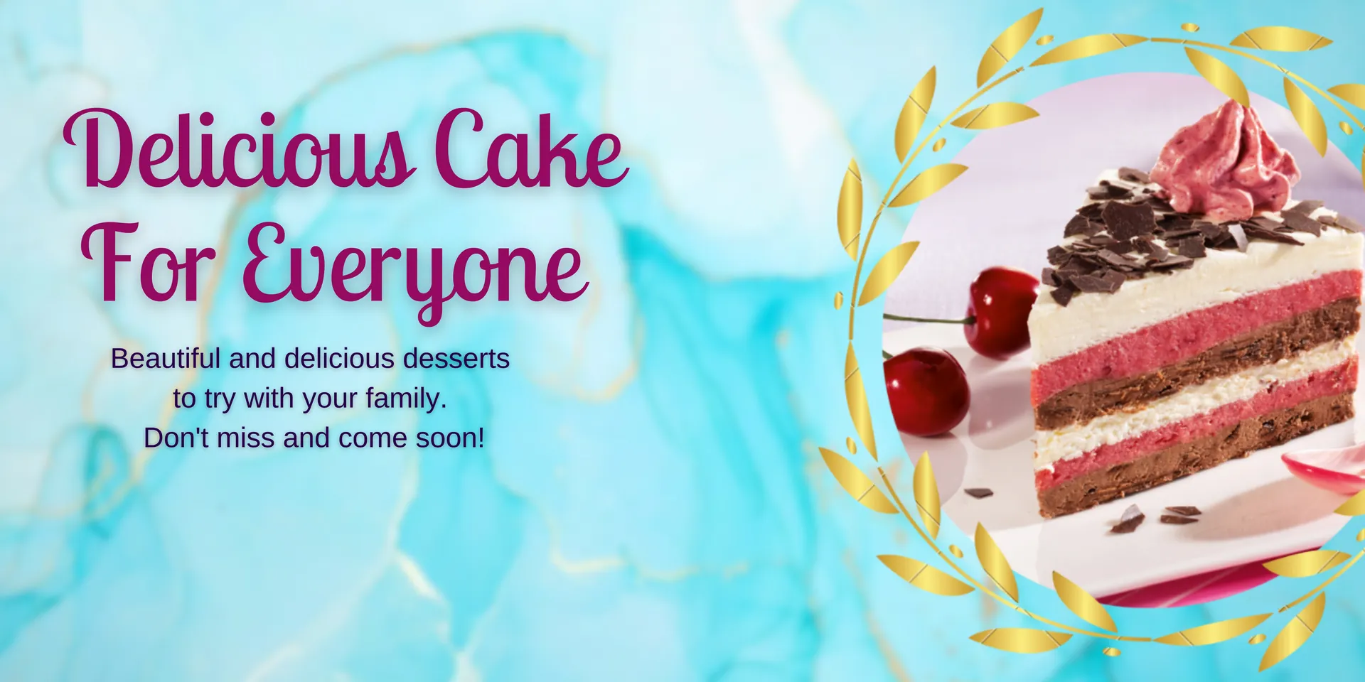 Delicious cake for everyone